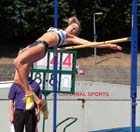 Jayne Nisbet (Edinburgh AC) winner of the high jump at the UK Women's National League, Premier, Meadowbank, Edinburgh.